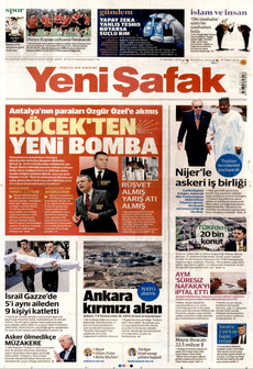 YENİ ŞAFAK 5 Haziran 2026 gazete manşeti