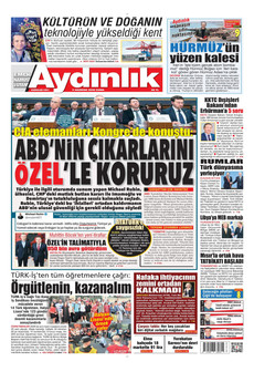 AYDINLIK GAZETESİ 5 Haziran 2026 gazete manşeti