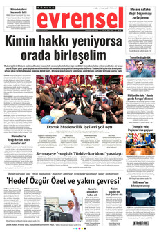 EVRENSEL 5 Haziran 2026 gazete manşeti