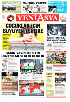 YENİ ASYA 5 Haziran 2026 gazete manşeti