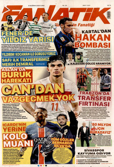FANATİK 5 Haziran 2026 gazete manşeti