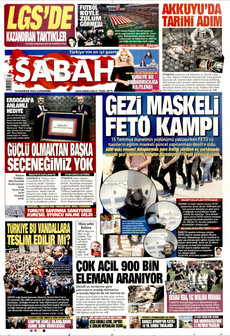 SABAH 10 Haziran 2026 gazete manşeti