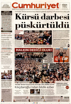 CUMHURİYET 10 Haziran 2026 gazete manşeti