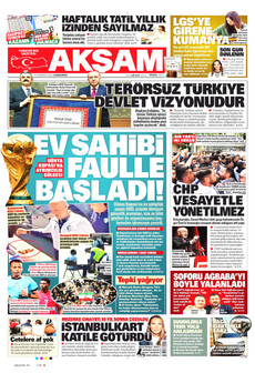 AKŞAM 10 Haziran 2026 gazete manşeti