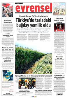 EVRENSEL 10 Haziran 2026 gazete manşeti