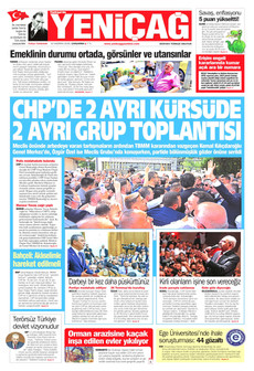 YENİÇAĞ 10 Haziran 2026 gazete manşeti