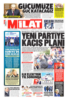 MİLAT 10 Haziran 2026 gazete manşeti