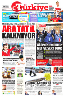 TÜRKİYE GAZETESİ 11 Haziran 2026 gazete manşeti