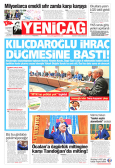 YENİÇAĞ 11 Haziran 2026 gazete manşeti