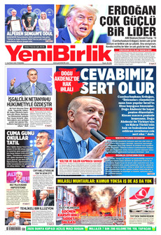 YENİBİRLİK 11 Haziran 2026 gazete manşeti