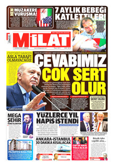 MİLAT 11 Haziran 2026 gazete manşeti