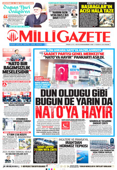 MİLLİ GAZETE 5 Temmuz 2026 gazete manşeti
