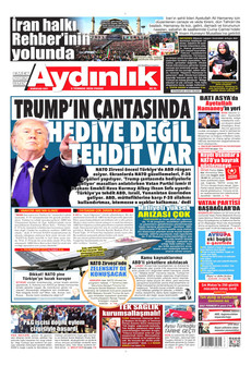 AYDINLIK GAZETESİ 5 Temmuz 2026 gazete manşeti