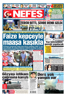NEFES 6 Temmuz 2026 gazete manşeti