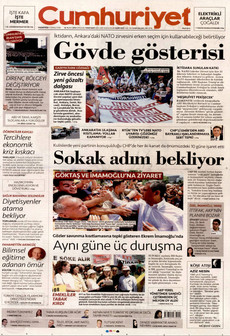 CUMHURİYET 6 Temmuz 2026 gazete manşeti
