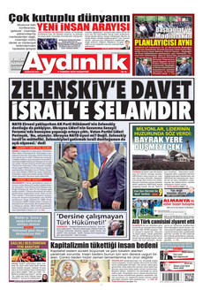 AYDINLIK GAZETESİ 6 Temmuz 2026 gazete manşeti
