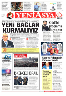 YENİ ASYA 6 Temmuz 2026 gazete manşeti