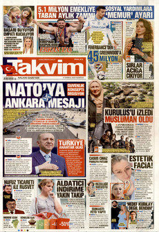 TAKVİM 6 Temmuz 2026 gazete manşeti