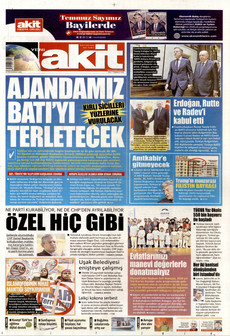 YENİ AKİT 7 Temmuz 2026 gazete manşeti