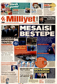 MİLLİYET 7 Temmuz 2026 gazete manşeti