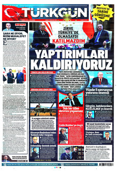 TÜRKGÜN 8 Temmuz 2026 gazete manşeti