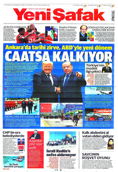 YENİ ŞAFAK 8 Temmuz 2026 gazete manşeti