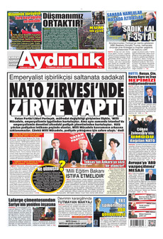 AYDINLIK GAZETESİ 8 Temmuz 2026 gazete manşeti