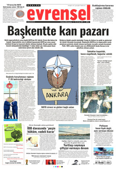 EVRENSEL 8 Temmuz 2026 gazete manşeti