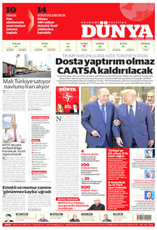 DÜNYA 8 Temmuz 2026 gazete manşeti