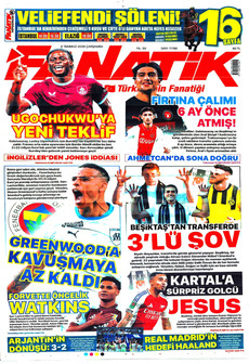 FANATİK 8 Temmuz 2026 gazete manşeti