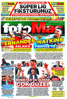FOTOMAÇ 8 Temmuz 2026 gazete manşeti