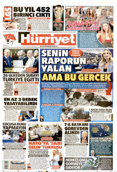 HÜRRİYET 11 Temmuz 2026 gazete manşeti