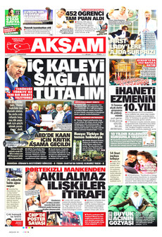 AKŞAM 11 Temmuz 2026 gazete manşeti