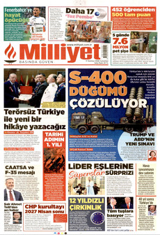 MİLLİYET 11 Temmuz 2026 gazete manşeti