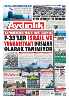 AYDINLIK GAZETESİ 11 Temmuz 2026 gazete manşeti