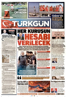 TÜRKGÜN 17 Temmuz 2026 gazete manşeti