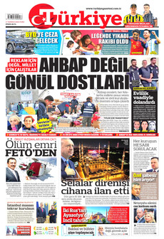 TÜRKİYE GAZETESİ 17 Temmuz 2026 gazete manşeti