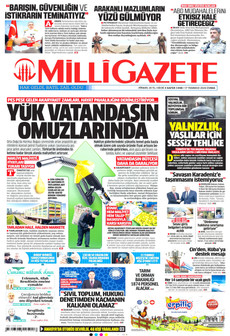 MİLLİ GAZETE 17 Temmuz 2026 gazete manşeti
