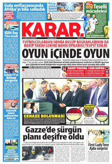 KARAR 18 Temmuz 2026 gazete manşeti
