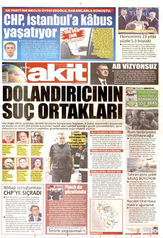 YENİ AKİT 18 Temmuz 2026 gazete manşeti