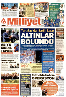 MİLLİYET 18 Temmuz 2026 gazete manşeti