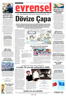 EVRENSEL 18 Temmuz 2026 gazete manşeti