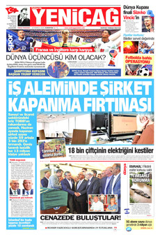 YENİÇAĞ 18 Temmuz 2026 gazete manşeti