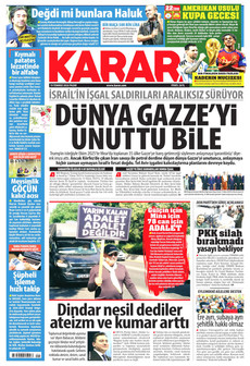 KARAR 19 Temmuz 2026 gazete manşeti