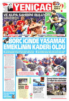 YENİÇAĞ 19 Temmuz 2026 gazete manşeti