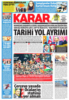 KARAR 22 Temmuz 2026 gazete manşeti