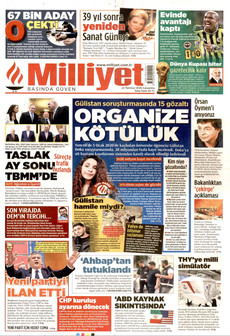 MİLLİYET 22 Temmuz 2026 gazete manşeti