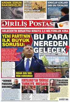 DİRİLİŞ POSTASI 22 Temmuz 2026 gazete manşeti