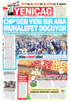 YENİÇAĞ 22 Temmuz 2026 gazete manşeti