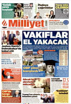 MİLLİYET 23 Temmuz 2026 gazete manşeti